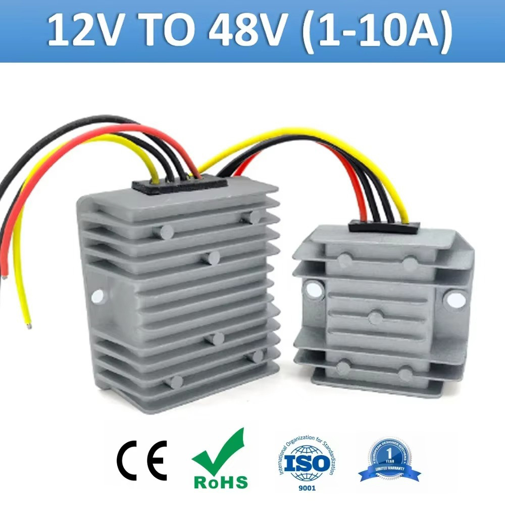 12V24V To 48V 12Vdc To 48Vdc Voltage Stabilizer 1A-10A Boost Power Converter Dc Dc Step Up Converter