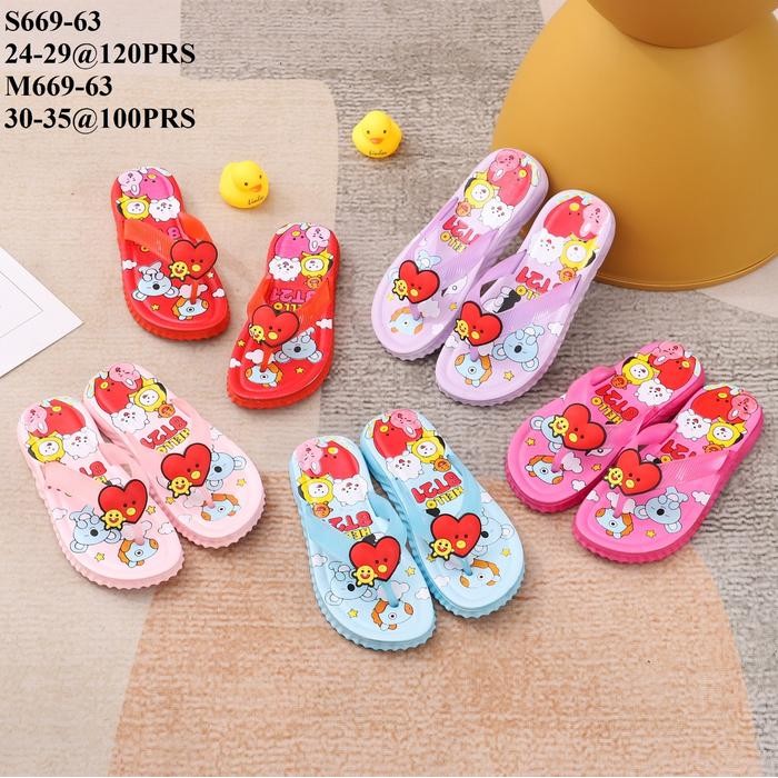 DM192 SENDAL SANDAL JEPIT ANAK PEREMPUAN CEWEK BT21 BTS