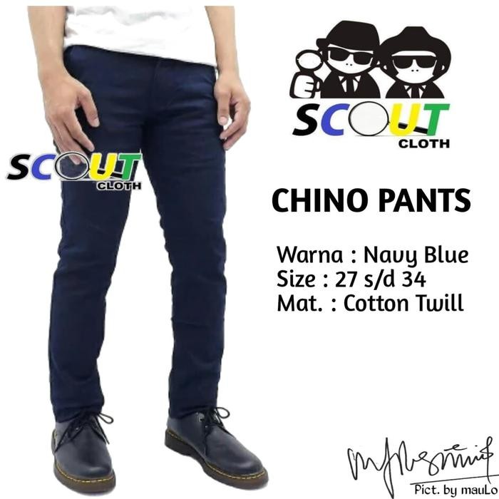 CHINO NAVY CELANA CHINO PANJANG CHINO PANTS CELANA CHINO PRIA
