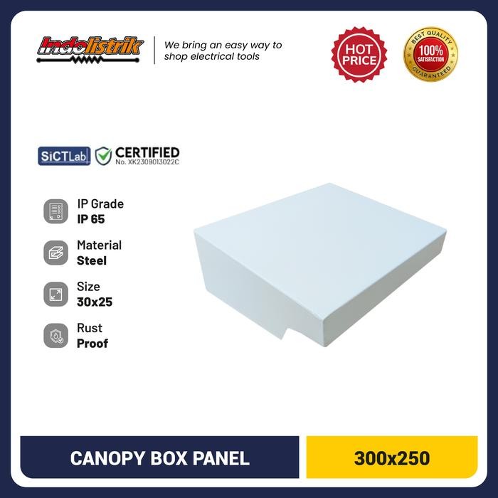 t3g7- Topi Box Panel Listrik 30X25 Durabox - Box Panel Outdoor Canopy Steel