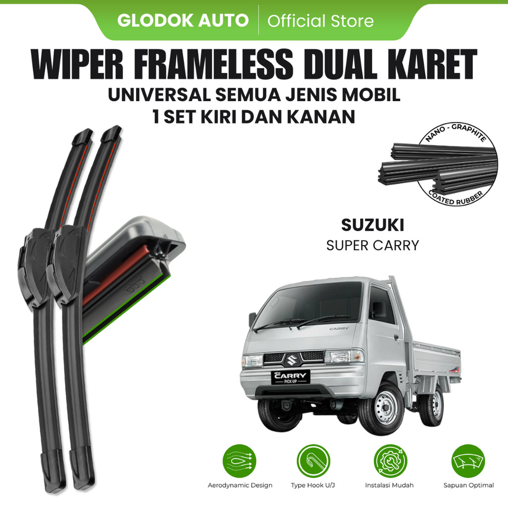 Wiper Suzuki Super Carry Dual Kaca Depan Mobil