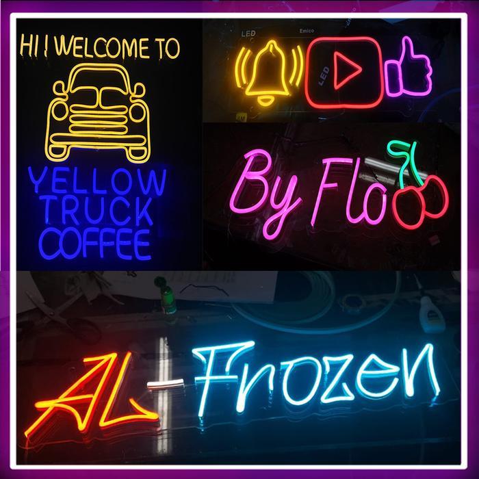 NEON FLEX CUSTOM LED NEON FLEX NEON SIGN DEKORASI KAMAR CUSTOM