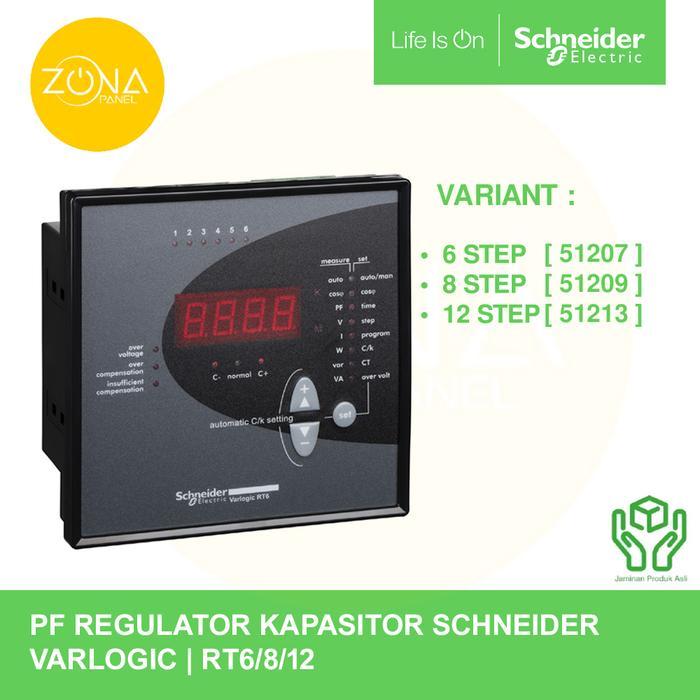 Pf Regulator Kapasitor Schneider Varlogic Rt6/Rt8/Rt12 6/8/12 Step