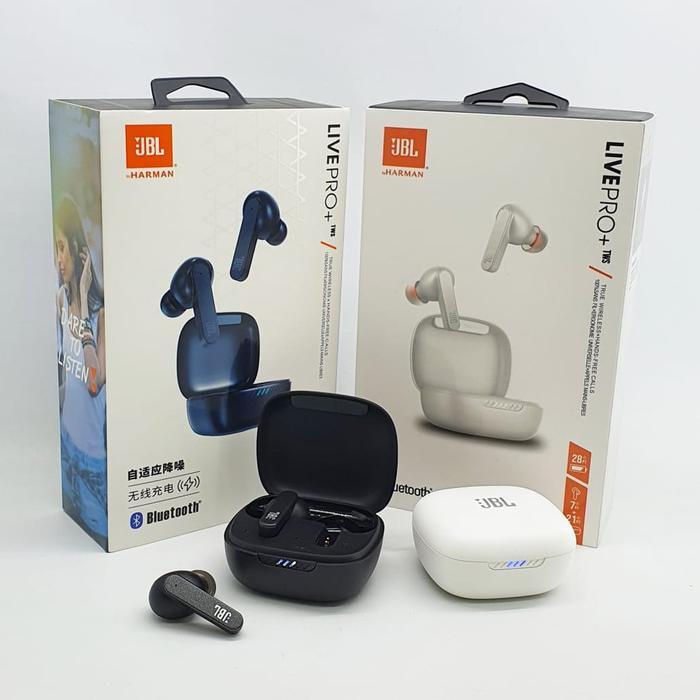 Baseeus Store - Headset Bluetooth Jbl Live Pro Plus Original Clone 1:1 Tws True Wirele
