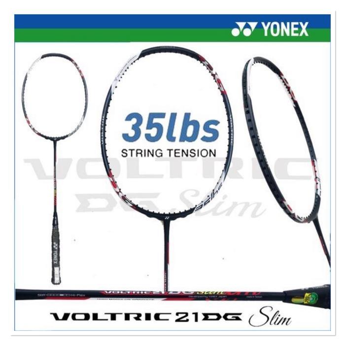 Raket Badminton YONEX VOLTRIC 21DG SLIM 21 DG SLIM +grip Original