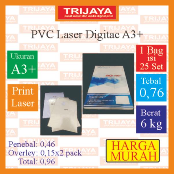 bahan pvc id card laser A3+