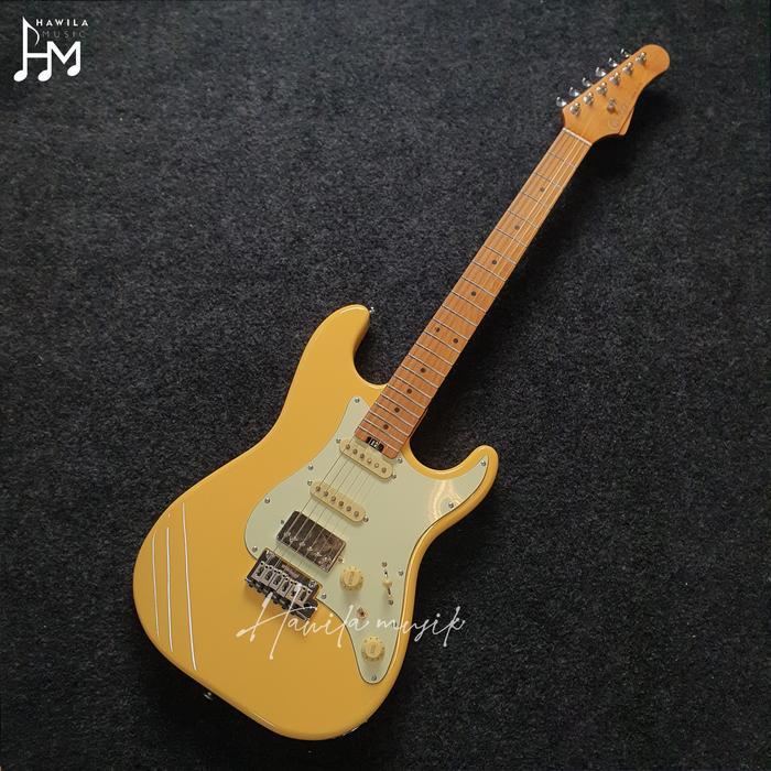 Gitar Elektrik Crafter Charlotte S VVS MP Roasted Maple Fretboard Stratocaster - S VVS MP BS
