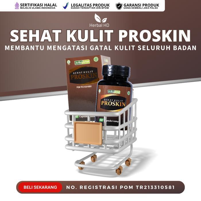 READY Terlaris Sehat Kulit Proskin Herbal Atasi Gatal Seluruh Badan, Gatal Kelamin, Gatal Bokong Dan