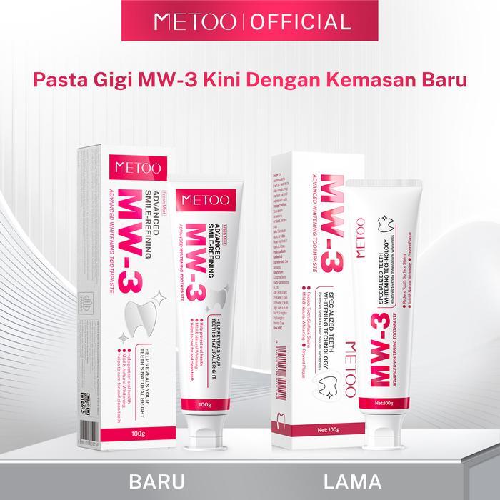 [FREE Sikat Gigi Soft] METOO GIGI PUTIH KOMBO SET BPOM- Bebas Sensitif / pemutih gigi / Membersihkan