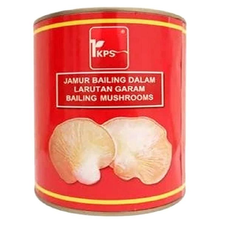 Jamur Bailing Dalam Garam Kaleng Ikps - Bailing Mushroom Cane 850Gr