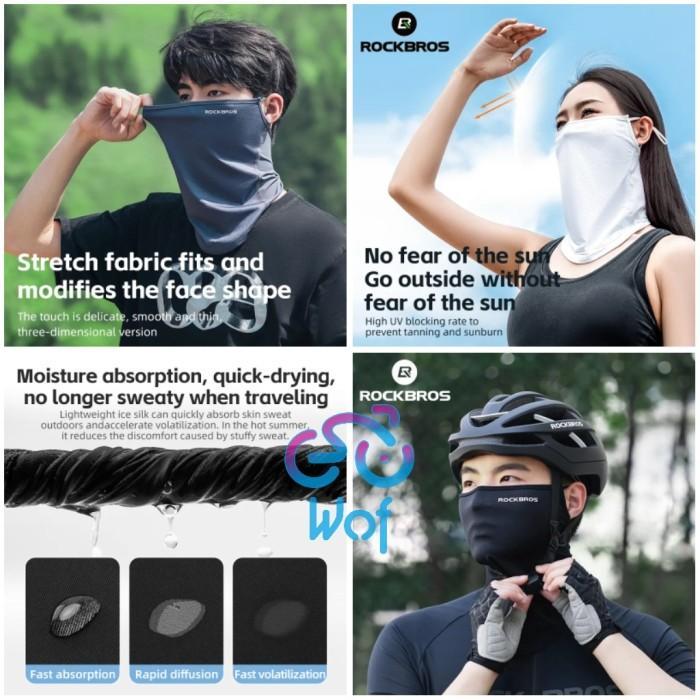 ROCKBROS MZ012 FACE MASK MASKER WAJAH BALACLAVA SEPEDA MOTOR SCARF