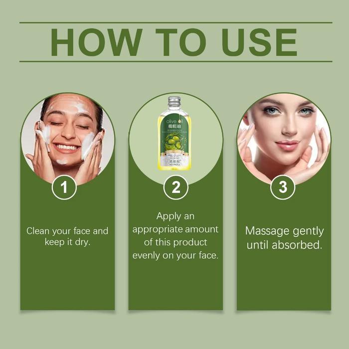 Minyak Zaitun 140ml Olive Oil with Vitamin E Glycerin Essential Oil Collagen Melembabkan kulit
