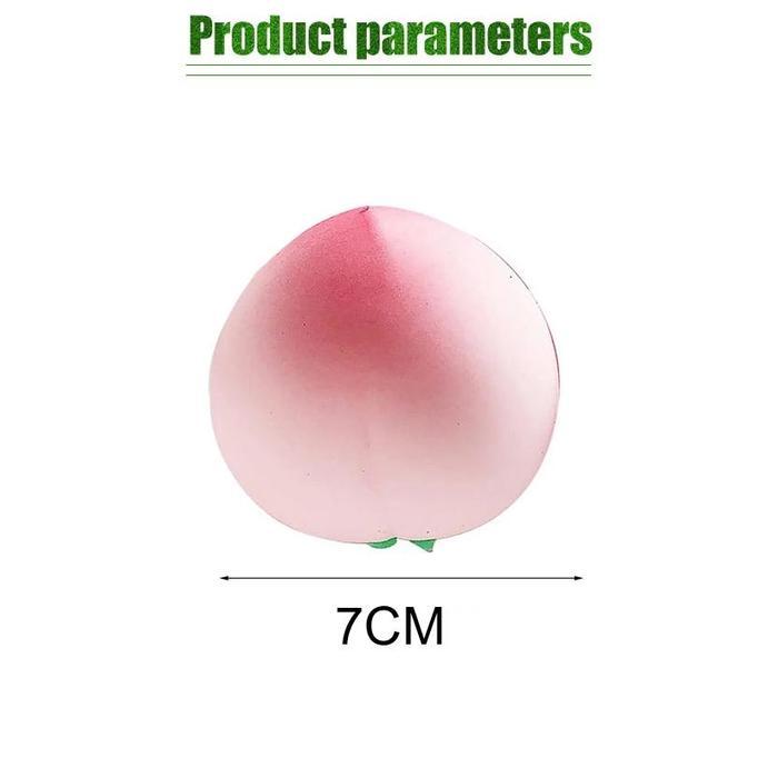 Mainan Squishy Anti Stress Bentuk Buah Peach Squishy Pencet-Pencet Squishy Jumbo Squishi Lucu