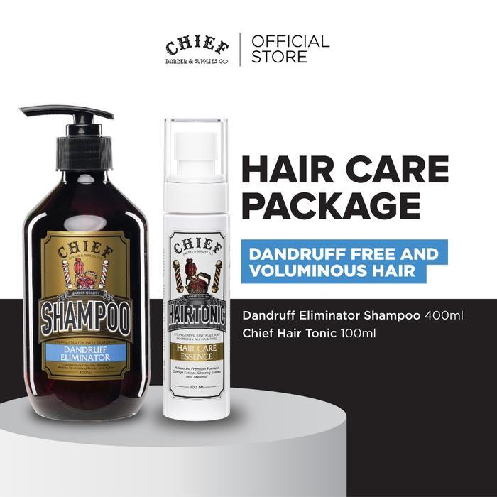 Chief Ramadan Fresh Hair Set - Chief Hairtonic 100Ml & Chief Shampoo #Gratisongkir