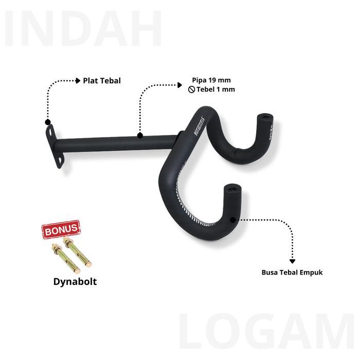 Gantungan Sepeda Dinding Tembok Bracket Sepeda Dinding - Bracket Rak Cantolan BMX di Garasi, Kokoh &