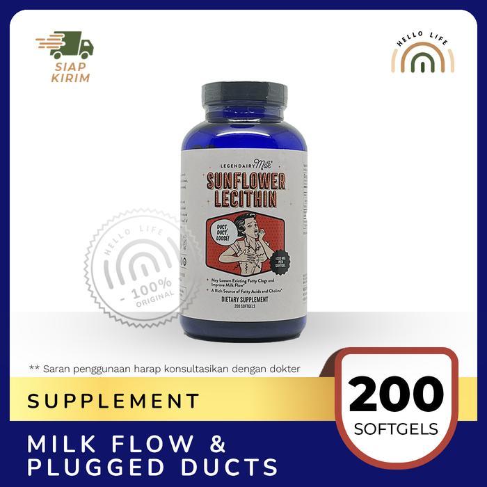 LEGENDAIRY Milk SUNFLOWER Lecithin 1200mg Organic Sunflower Lecithin