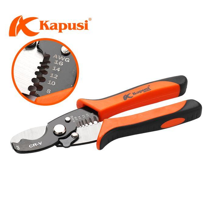 Kapusi Tang Kupas Kabel /Tang Potong Kupas Kabel /Tang Stripper multifungsi All Varian Tang Kupas