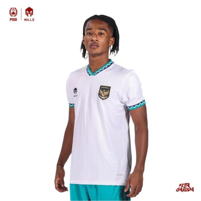 Jersey Timnas Indonesia Away 22023 Mills Replica Version
