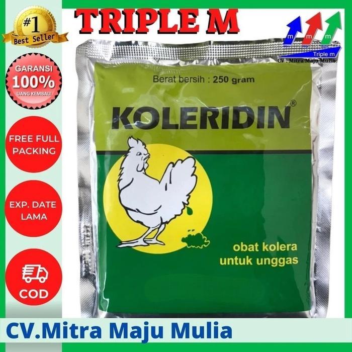 KOLERIDIN 250 gram - Obat Hewan Ayam Burung