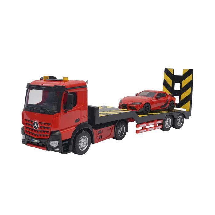 Top Gear Speedx Transporter Truck Remote Control 1:16 - Merah Miniatur Mobil Mobil-Mobilan Kids Toy