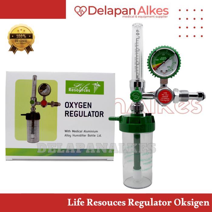 Onemed - Life Resources Regulator Oksigen Medical Regulator Medis Cocok Semua Ukuran Tabung O2