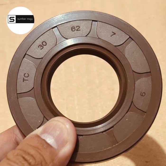 Ready OIL SEAL TC 30*62*7 FKM TC 30X62X7 FPM TC 30 62 7 VITON TAHAN PANAS