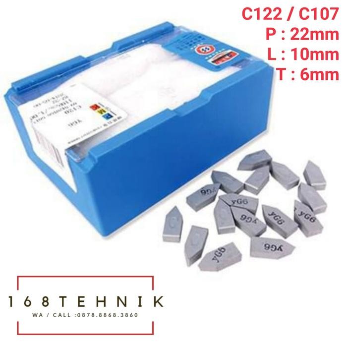 MATA PAHAT WIDIA YG6 C122 CARBIDE BOX / PISAU WIDIA C122 / YG-6 C122