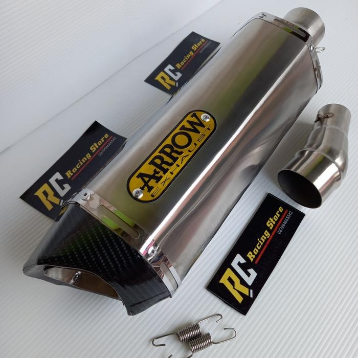 Knalpot Slip On Arrow Exhaust Ninja250 Karbu -Ninja250 Fi - R25 - Mt25