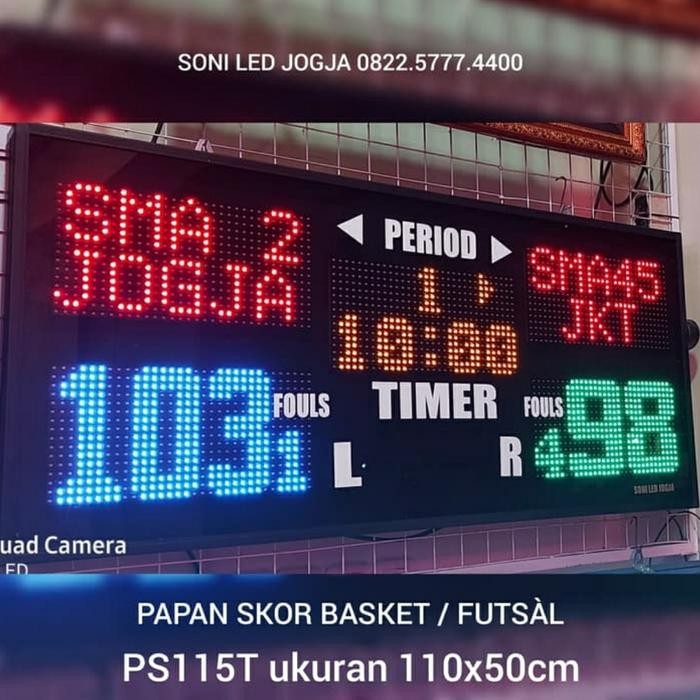 DISKON Papan skor Futsal skng Basket led scoreboard digital pilih kontrol READY STOCK