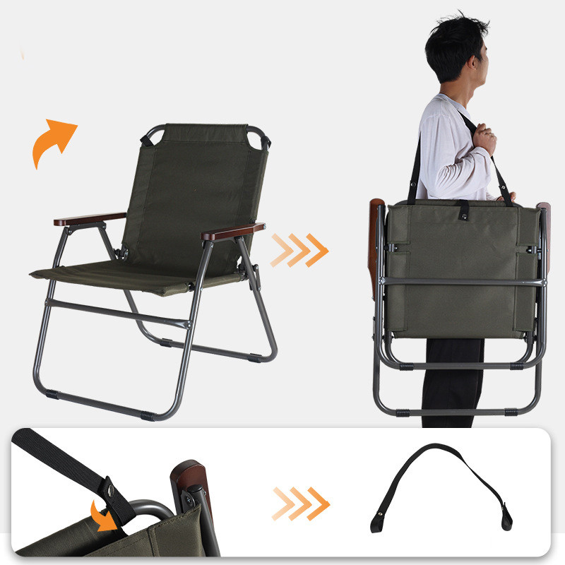 Handy Kermit Chair Camping Picnic Camping Fishing Chair Beach Chair Recliner Outdoor Folding Chair