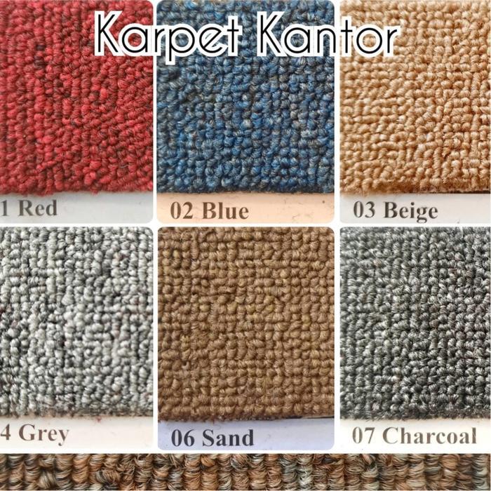 Karpet lantai karpet kantor karpet meteran polos karpet hotel lebar 4m