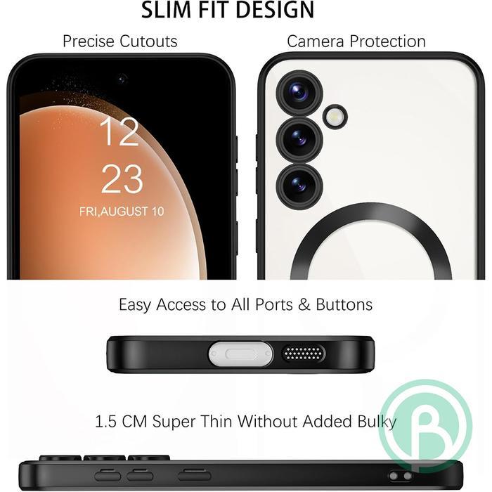 Bunso Argus Soft Case Untuk Sam A56 A36 A26 A16 A55 A35 A15 5G 4G Clear Magnetic Slim Silicone Cover