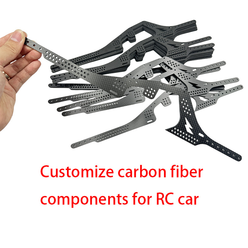 Custom RC racing carbon fiber frame carbon fiber chassis RC model RC cars RC trucks Custom RC cars