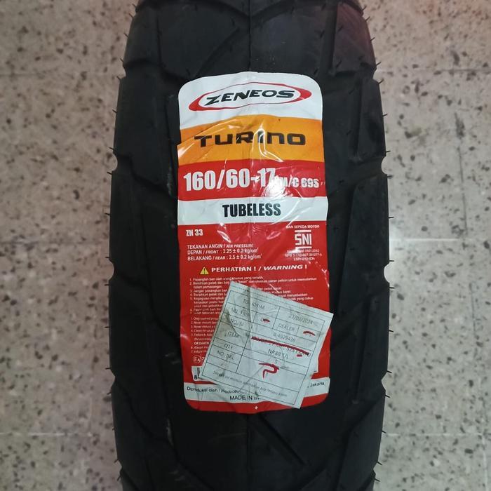Ban Motor ZENEOS 160/60-17 TURINO TUBELESS