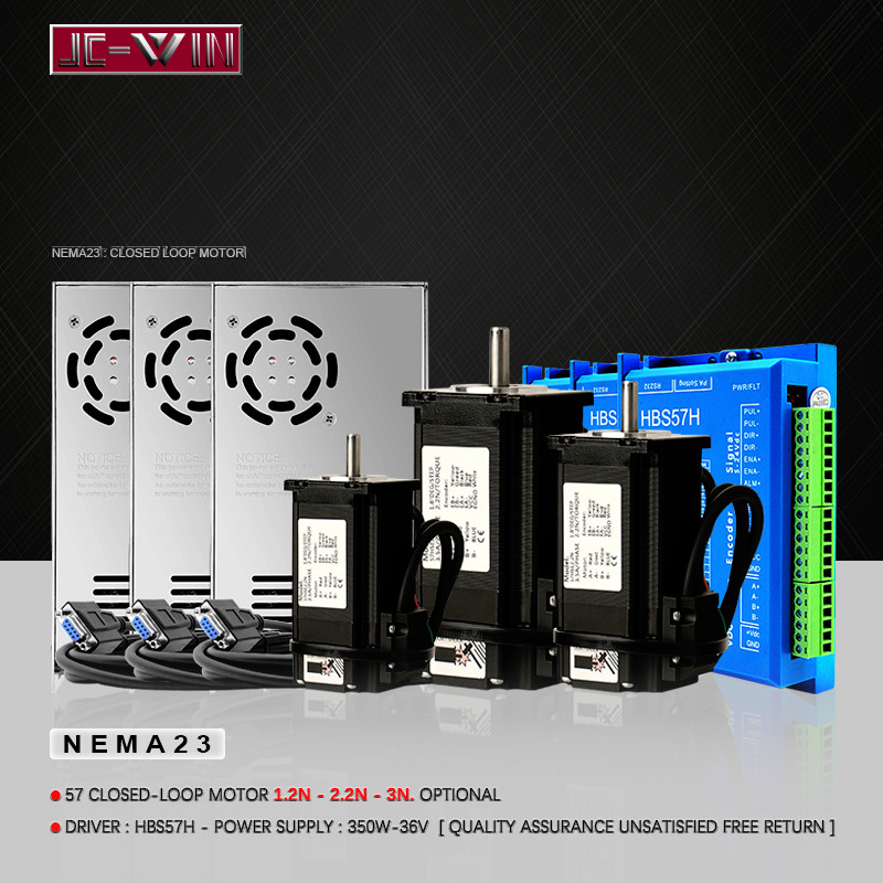 2kit 3kit 4kit NEMA23 Closed Loop System：Closed Loop Motor DC Motor +