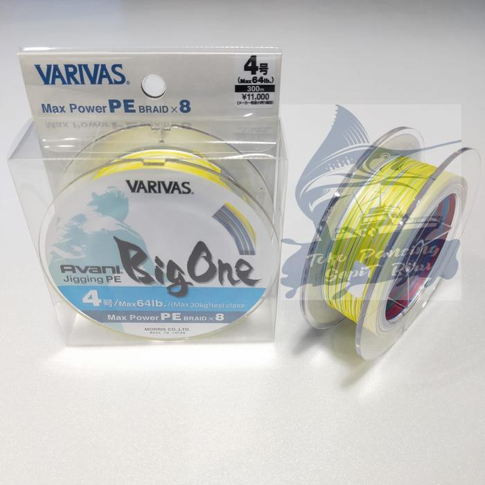 SENAR VARIVAS AVANI BIG ONE JIGGING PE 4 300m Best Quality