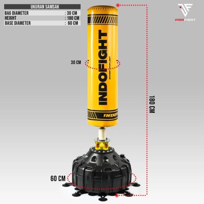 Samsak Berdiri Indofight,Samsak Tinju Berdiri,Samsak Stand,Standing Punching Bag,Samsak Tinju