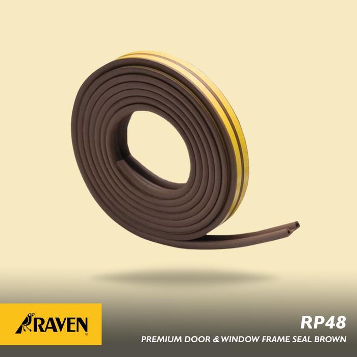 RAVEN Door Seal Bundling RP17 + RP48 Brown - Penutup Celah Pintu dan Jendela Anti Serangga & Debu