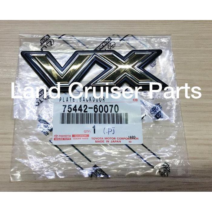 [Original] Emblem Vx Toyota Landcruiser Vx80 Turbo