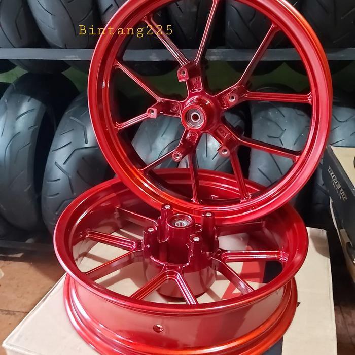 Velg Vrossi Cb150R New / Velg Cbr150 New Lebar Warna Red Candy