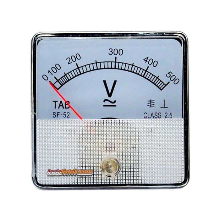 rxdr- Volt Meter Analog Ac / Dc 500 V Cr52 Tab