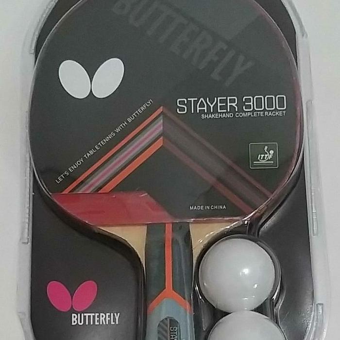 BET TENIS MEJA/ PINGPONG BUTTERFLY STAYER 3000