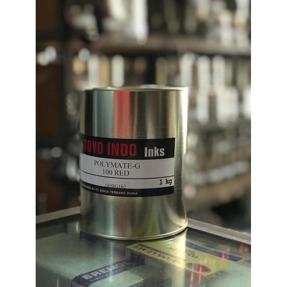 Toyo Indo Polymate-G 100 Red (Cat Sablon Plastik)