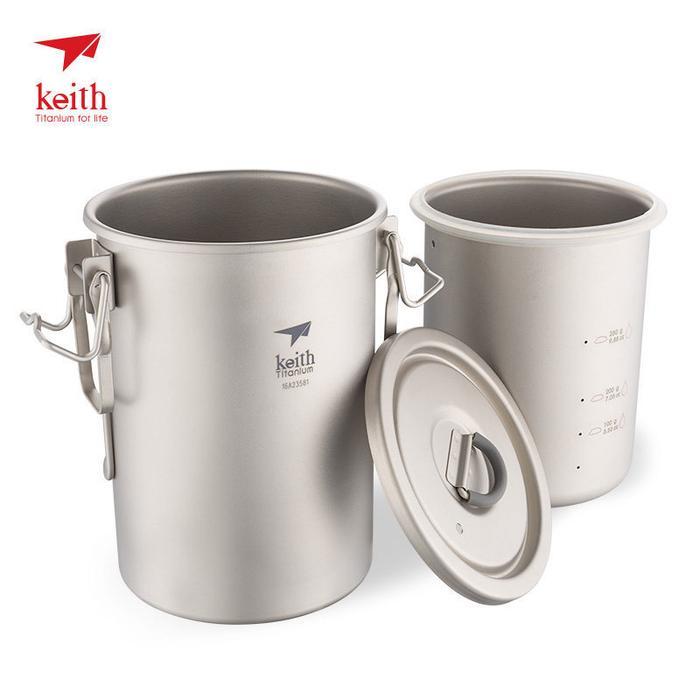 (SALE) KEITH TITANIUM TI6300 ALAT MASAK CAMPING COOKING SET ULTRALIGHT