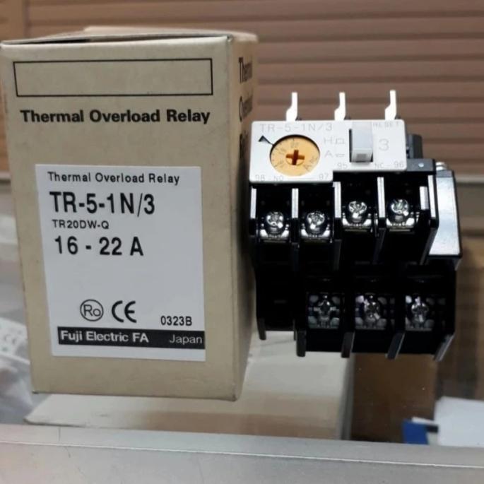 Thermal Overload Relay Fuji Tr-5-1N/3 Tr5-1N Tr51N/3 Fuji Terbaru 