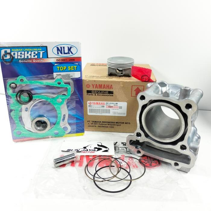 Blok Seher Nmax 2Dp Set Komplit Ring Piston Nmax Lama / Aerox / Lexi Motor Motorcycle