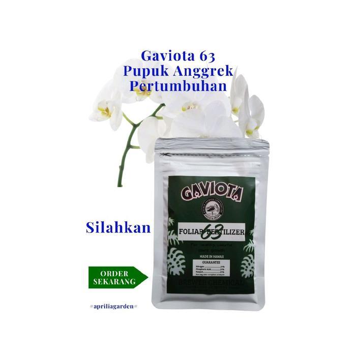 Pupuk Gaviota 63 & 67 untuk Pertumbuhan & Pembungaan Anggrek 100gr Anorganik dengan Fosfor & Kalium 