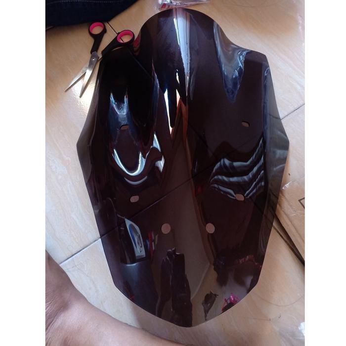 Terbaru Visor Windshield Variasi Nmax Old Lama 2015 - 2019 Tinggi 46Cm - Hitam