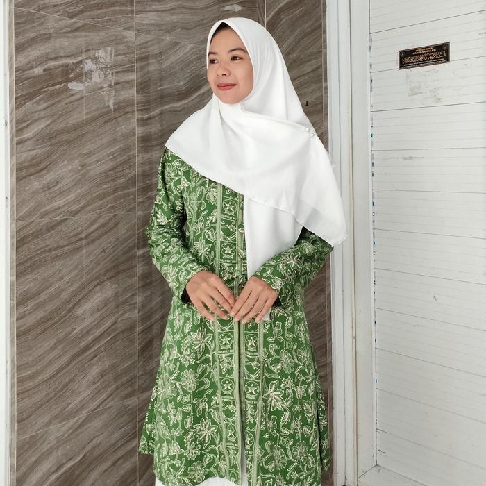 FATAYAT NU //TUNIK FATAYAT NU SUTRA SERAGAM FATAYAT ATASAN FATAYAT BLUS FATAYAT - Tunik Fatayat, L