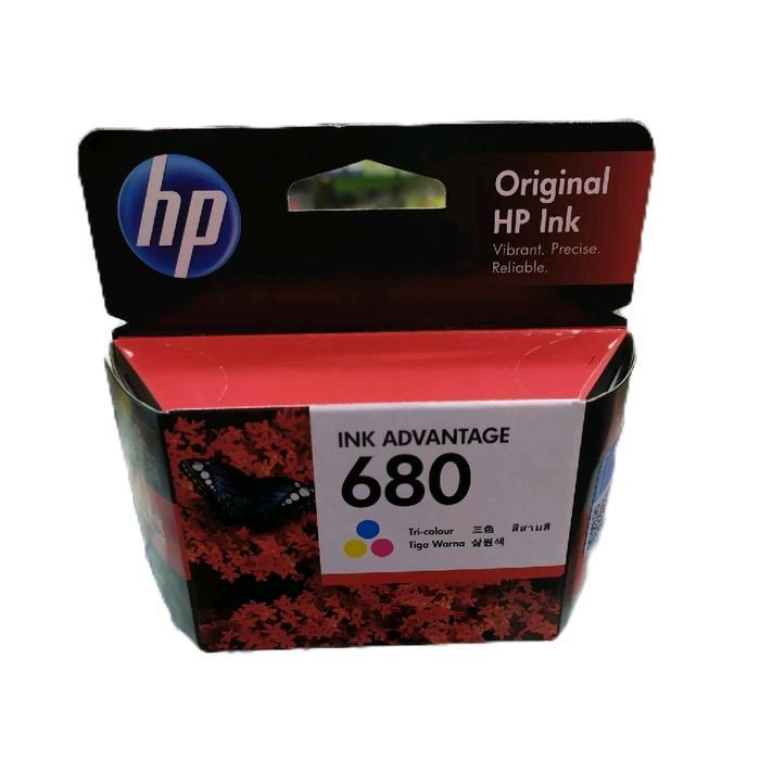 Hp Tinta Printer Hp 680 Colour Original Garansi Resmi Untuk Printer Hp Deskjet Ink 1115 1118 2135
